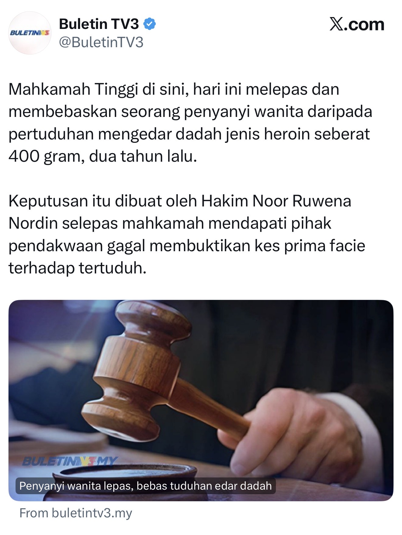 media coverage of singer acquitted cocaine trafficking case in kuala lumpur high court section 39b defended by criminal lawyer sivahnanthan ragava