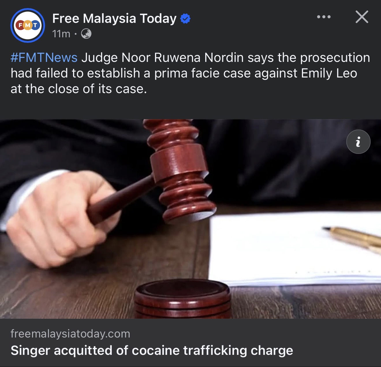 media coverage of singer acquitted cocaine trafficking case in kuala lumpur high court section 39b defended by criminal lawyer sivahnanthan ragava